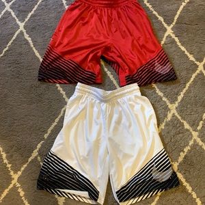 2 pairs of Nike elite shorts